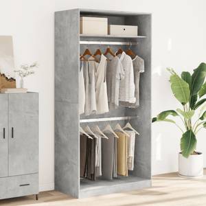 Kleiderschrank 298537-6 Beton Dekor - Breite: 100 cm