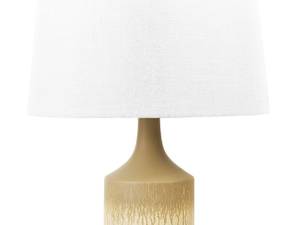 Lampe de table CALVAS Beige - Gris - Blanc - Céramique - 40 x 64 x 40 cm