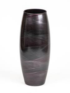 Handbemalte Glasvase Violett - Glas - 11 x 26 x 11 cm
