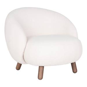 Fauteuil Savona Blanc - Verre - 76 x 68 x 80 cm