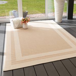 Outdoorteppich Bergen Bordüre Beige - 240 x 290 cm