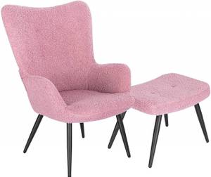 Relaxsessel Henrik Pink - Metall - Textil - 69 x 101 x 70 cm