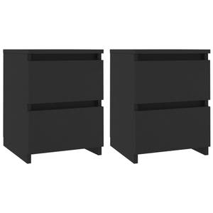 Table de chevet 299420-1 (lot de 2) Noir - Nombre de pièces dans le lot : 2