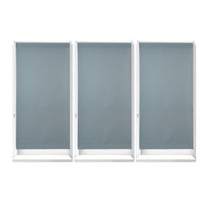 3 x Verdunkelungsrollo grau 70x210 cm 70 x 121 cm