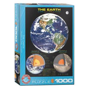 Puzzle Die Erde 1000 Teile Papier - 26 x 6 x 36 cm