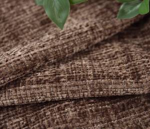 Vorhang Chenille Jacquard Braun