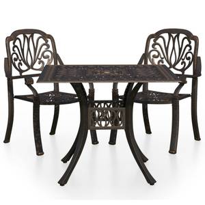 Bistro-Set-k175 ( 3-tlg ) Braun