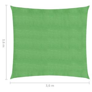 Voile solaire 3006391-2 Vert clair - 360 x 360 cm