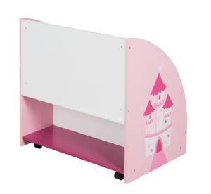 Spielregal Krone Pink - Holzwerkstoff - 60 x 60 x 40 cm