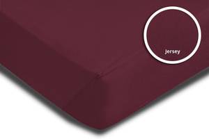 Bettlaken Wasserbett bordeaux 200x220 cm Rot - Textil - 200 x 40 x 220 cm