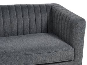 3-Sitzer Sofa SKAULE Dunkelgrau - Grau - Eiche Dunkel
