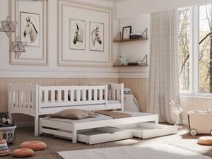 Kinderbett Amelka Weiß - 80 x 180 cm