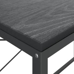 Computer Tisch Schwarz - Holzwerkstoff - Massivholz - 110 x 70 x 110 cm