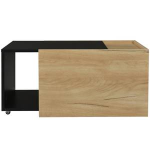 Couchtisch GLOWEve Ⅱ Beige - Schwarz - Holzwerkstoff - 50 x 35 x 98 cm