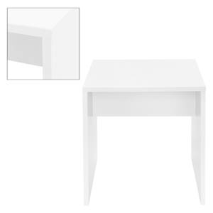 Coiffeuse murale ML-Design Set Blanc - Bois manufacturé - 49 x 75 x 110 cm