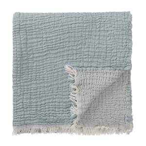 Musselin-Tagesdecke Couco Grün - Textil - 140 x 1 x 200 cm