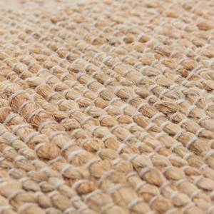 Pouf Sanchi Beige - Textil - 60 x 28 x 60 cm