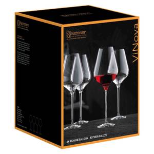 Burgundergläser ViNova 4er Set Glas - 13 x 24 x 13 cm