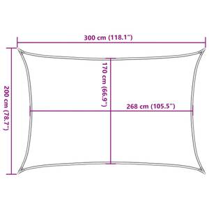 Sonnensegel 3016493-10 200 x 300 cm