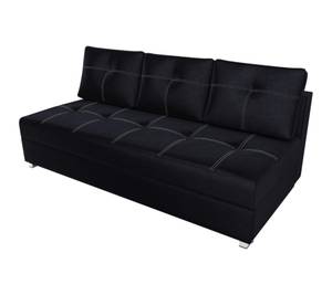 Sofa mit Schlafunktion CANALE Schwarz