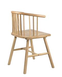 Chaise barreaux vintage MINO Marron - Bois massif - 48 x 77 x 44 cm