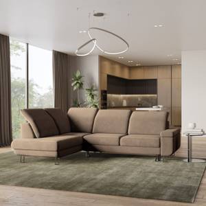 Ecksofa LERMA L-S Beige - Ecke davorstehend links