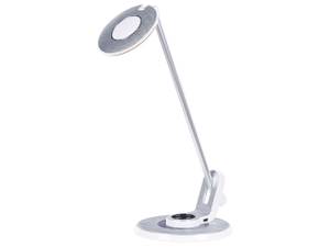 Lampe de bureau CORVUS Argenté - Blanc