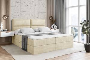 Boxspringbett BOXI3 Ecru - Breite: 180 cm - H4