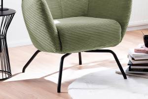 Fauteuil LOTTE Cord Vert