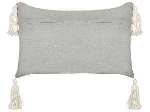 Coussin décoratif LITHOPS Gris - Blanc - Nombre de pièces dans le lot : 2