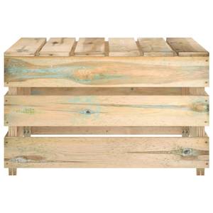 Garten-Lounge-Set Grün - Massivholz - Holzart/Dekor - 70 x 66 x 69 cm