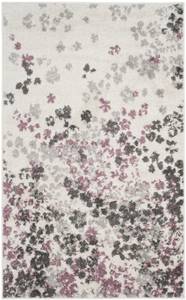 Innenteppich Alyssa ADIRONDACK Violett - Weiß - 90 x 150 cm