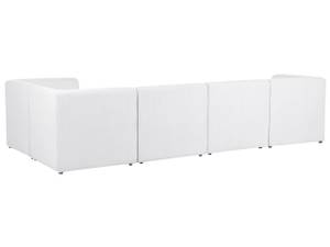 Modulsofa LEMVIG 6-tlg Cremeweiß - Weiß - 332 x 166 cm