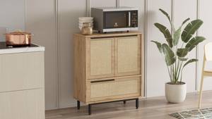 Buffet OCEAN SB75 3D Beige - Bois manufacturé - Matière plastique - 75 x 90 x 36 cm