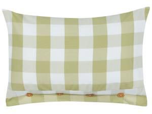 Coussin décoratif TAMNINE Vert - Vert clair - Blanc - 40 x 60 cm - Nombre de pièces dans le lot : 1