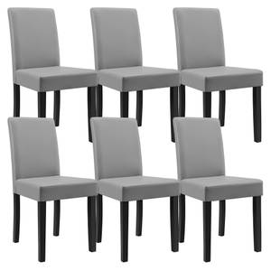 Set Table 6 Chaises Forssa Gris