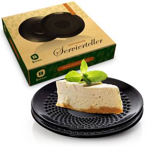 2er Set gusseisen Dessertteller Ø15cm Schwarz - Metall - 16 x 4 x 16 cm