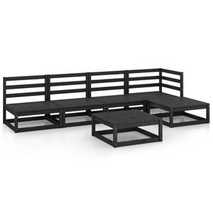 Garten-Lounge-Set (5-teilig) 3009921-1 Schwarz