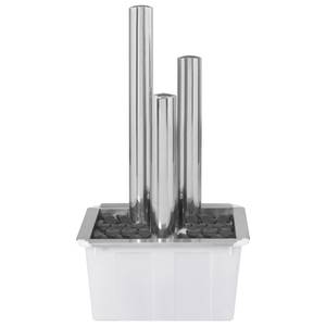 Gartenbrunnen 3002423 Silber - Metall - 34 x 88 x 7 cm