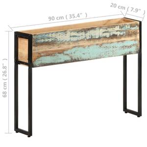 Pflanzkübel 321940 Metall - Massivholz - 20 x 68 x 90 cm