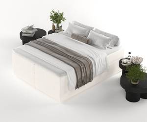 Boxspringbett Yoko Creme - Breite: 140 cm - H2