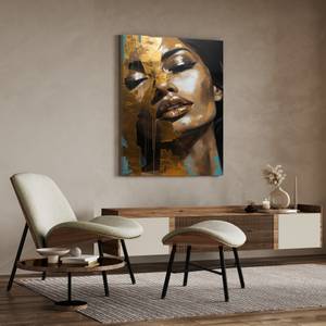 Image Canvas PORTRAIT Visage Abstrait 60 x 90 x 90 cm