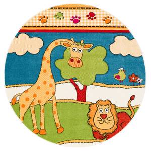 Kinder Teppich Savona Kids Zoowelt Rund 160 x 160 cm