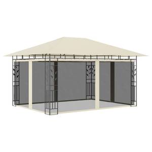 Gartenpavillon 3005303 Creme - Tiefe: 400 cm