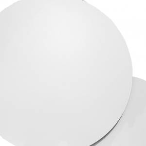 Table basse gigogne céramique blanc OXY Blanc - Céramique - 50 x 35 x 50 cm