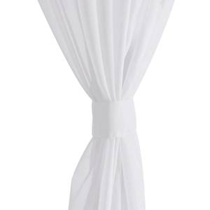 Rideau(lot de 2) 294201 Blanc - Hauteur : 245 cm