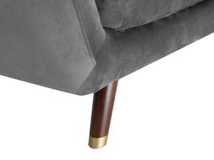 3-Sitzer Sofa BODO Gold - Grau - Eiche Dunkel