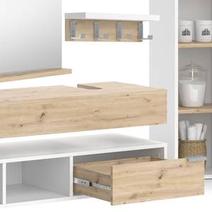 Badmöbel-Set Henri 40854 Braun - Weiß - Holzwerkstoff - 100 x 20 x 40 cm