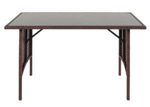 Table en polyrotin G16 Marron - Polyrotin - 112 x 68 x 60 cm