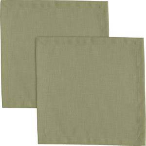 Serviette 2er-Pack 161454 Khaki